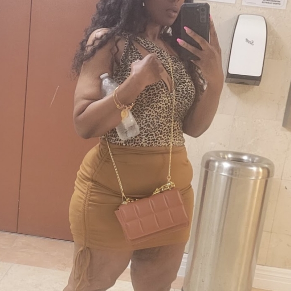 One Shoulder Leopard Bodysuit - Picture 2 of 2